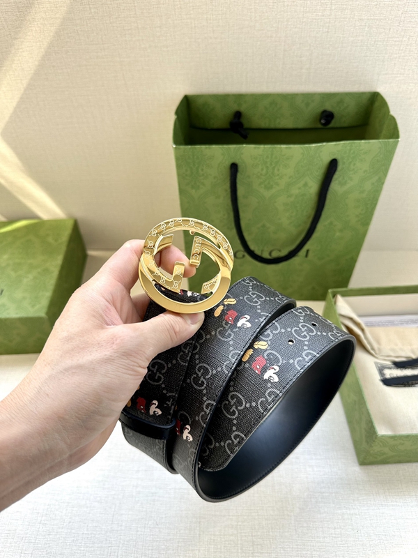 グッチベルト激安角部分ディテール